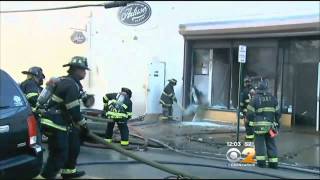 Firefighters Battling Mount Vernon Bakery Fire