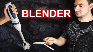 Blender. Advanced трюк с ножом бабочкой. Сложный балисонг флиппинг