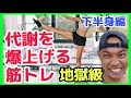 【女性向け】筋肉をつける自宅トレ！下半身編【代謝を上げる筋トレ】