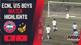 ECNL MATCH HIGHLIGHTS: U15 (2009 Boys Soccer) Nationals Boys Academy Blue (MI) vs Ohio Elite (OH)