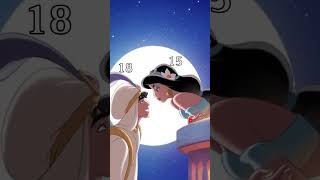 disney princess ages and their prince ages 💖{based on g.g}#disney #princess #prince #trending