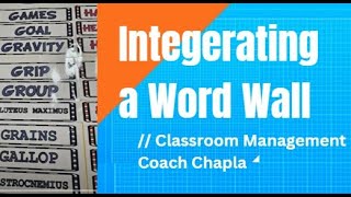 Integrating a Word Wall in Physical Education