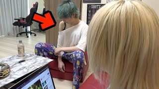 【モニタリング】先輩の下着を勝手に着けていたらどう反応するドッキリ!!!