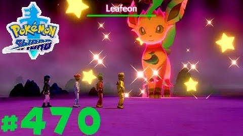 Pokemon Sword Shiny Dynamax Leafeon Raid & Catch