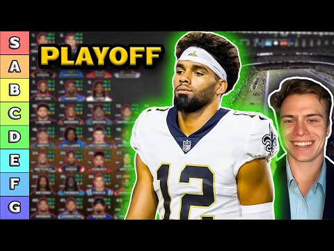 Updated Top 50 Wide Receiver Rankings & Tiers (Playoffs)