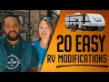EASY RV MODIFICATIONS AND UPGRADES / DIY MODS