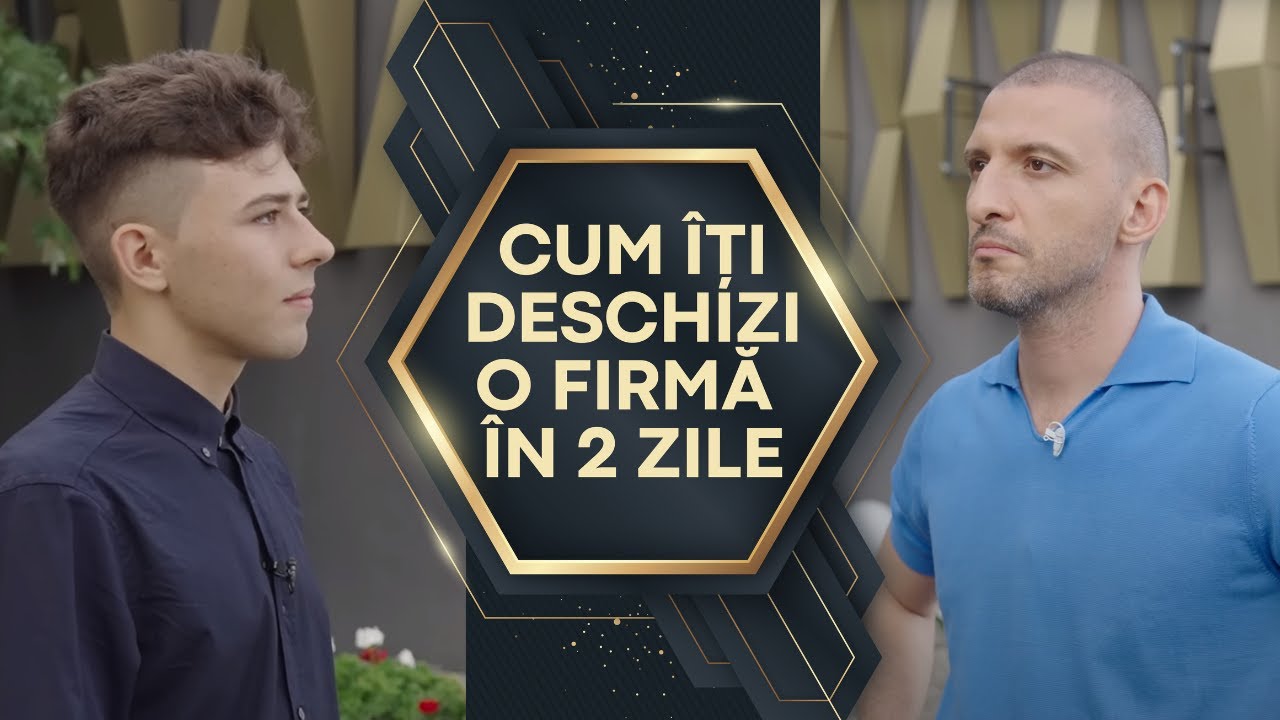 Cum îți deschizi o firmă în 2 zile. Iată TOȚI PAȘII făcuți de un proaspăt antreprenor de 19 ani.