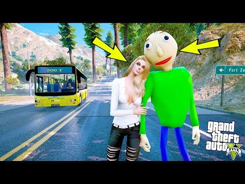 BALDİ METROBÜSTEKİ GÜZEL KIZI SEVGİLİN YAP GÖREVİ! - GTA 5