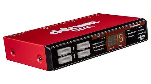 ddrum DDTi Drum Pad and Trigger Interface - Overview