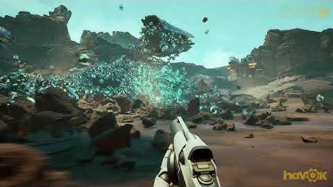 Canyon Demo, with more Particles - Havok Physics