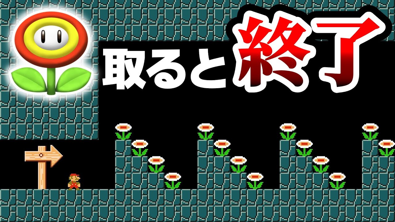 これでフラワー取ったら即終了はヤバ過ぎるwww 『マリオメーカー2』