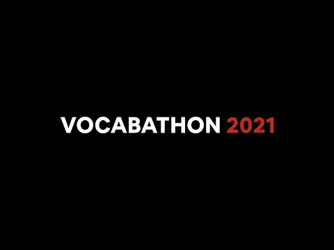 Vocabathon '21 | Teaser | AISG-46