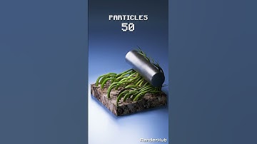 Blender 3D Grass Simulation 🌿