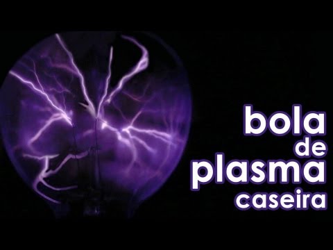 Como fazer bola de plasma em casa (globo de plasma caseiro - experiência de física)