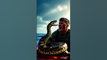 Soldier vs Giant Python To Save Monkey | #shorts #ytshorts