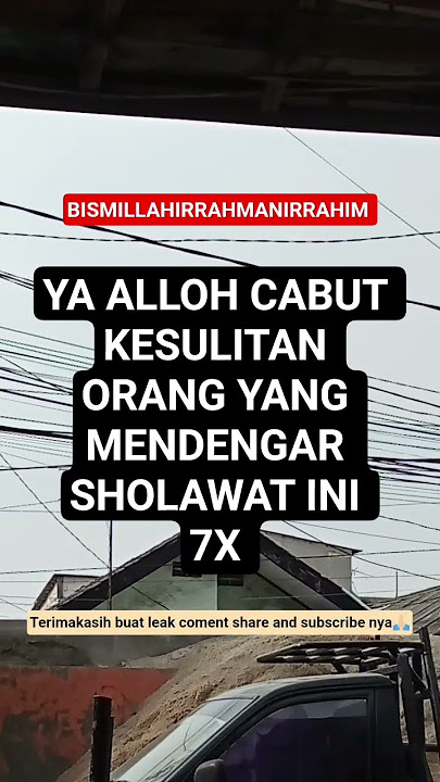 ya Alloh cabut kesulitan orang yang mendengar bacaan sholawat ini 7X #shortvideo #sholawat
