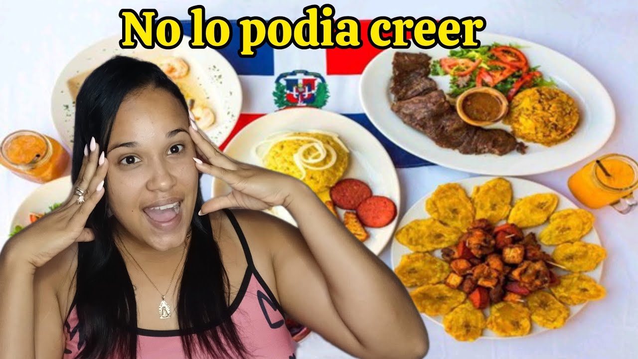 Cubana llega a República Dominicana y  Prueba la comida que nunca imagino 