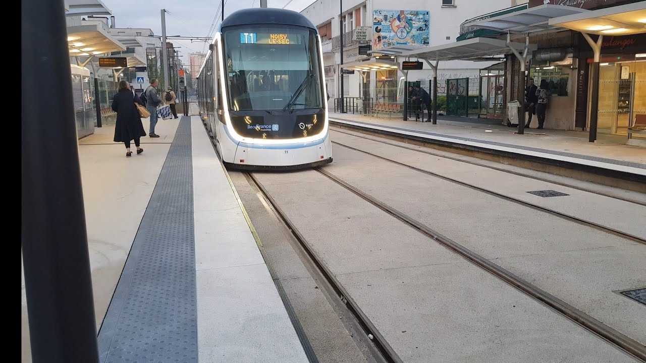 Le retour du T1 a noisy le sec plus bus a la gare de noisy le sec