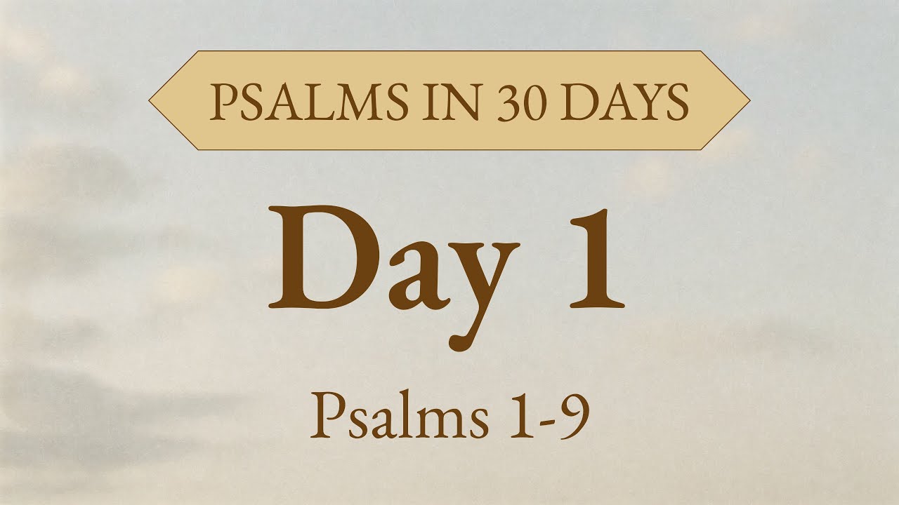Begin Your Psalms Journey | Day 1: Psalms 1–9 Audio Bible for Prayer, Peace & Meditation