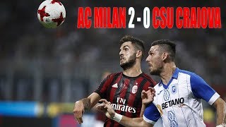 AC Milan vs Craiova 2-0 2nd Leg - UEFA Europa League 2017/2018 - Full Highlights