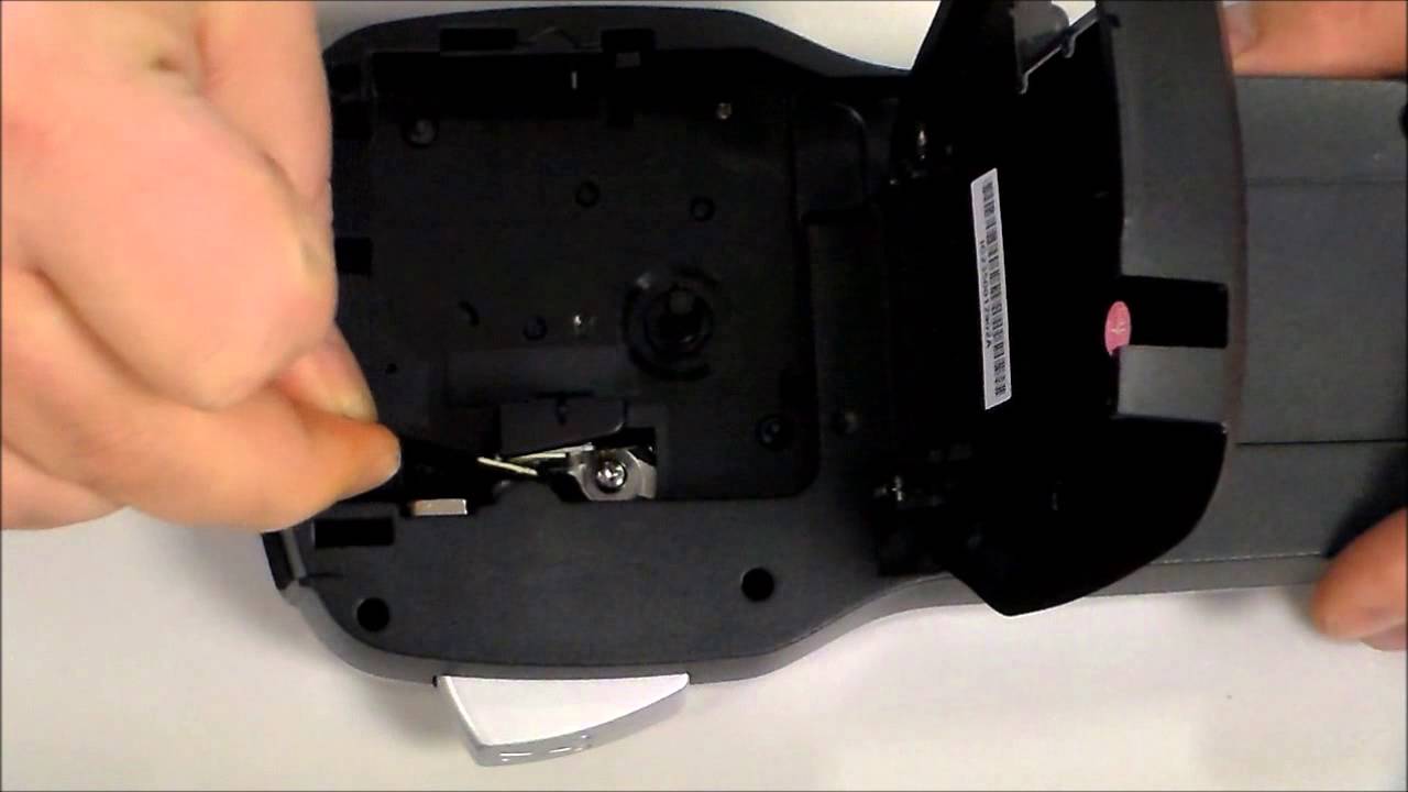 How to clean a LabelManager printhead? YouTube