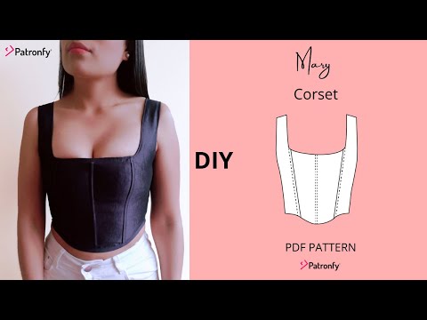 DIY Strapless Corset/ Pattern Available 