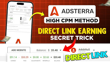 Earn $10 Daily(Live Proof) Adsterra Instant Traffic Method | Adsterra Direct Link Earning Trick 2025