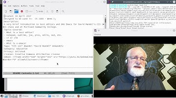 Spring 2017: A Very Brief Introduction to Text Editors and GNU Emacs for CIS 121 at PCC