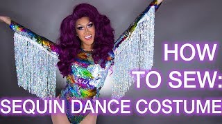 How to Sew a Sequin Dance Costume (With Fringe!)