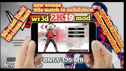 WR3D 2K19 NEW MOD || BEST MOD OF WWE 2K19 BY AF || DOWNLOAD LINK IN THE DESCRIPTION ||