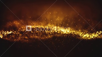 Golden particles or glitter moving Background. Bokeh effects in After Effect