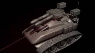 3d tank animation
