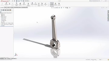 SOLIDWORKS TUTORIAL How to make a Piston Rod and Assembly