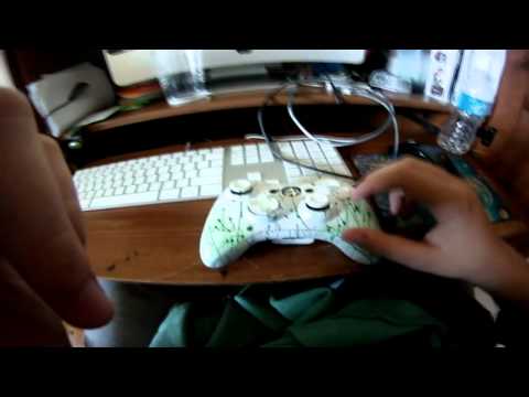 Controller #1 Green paint Splatter
