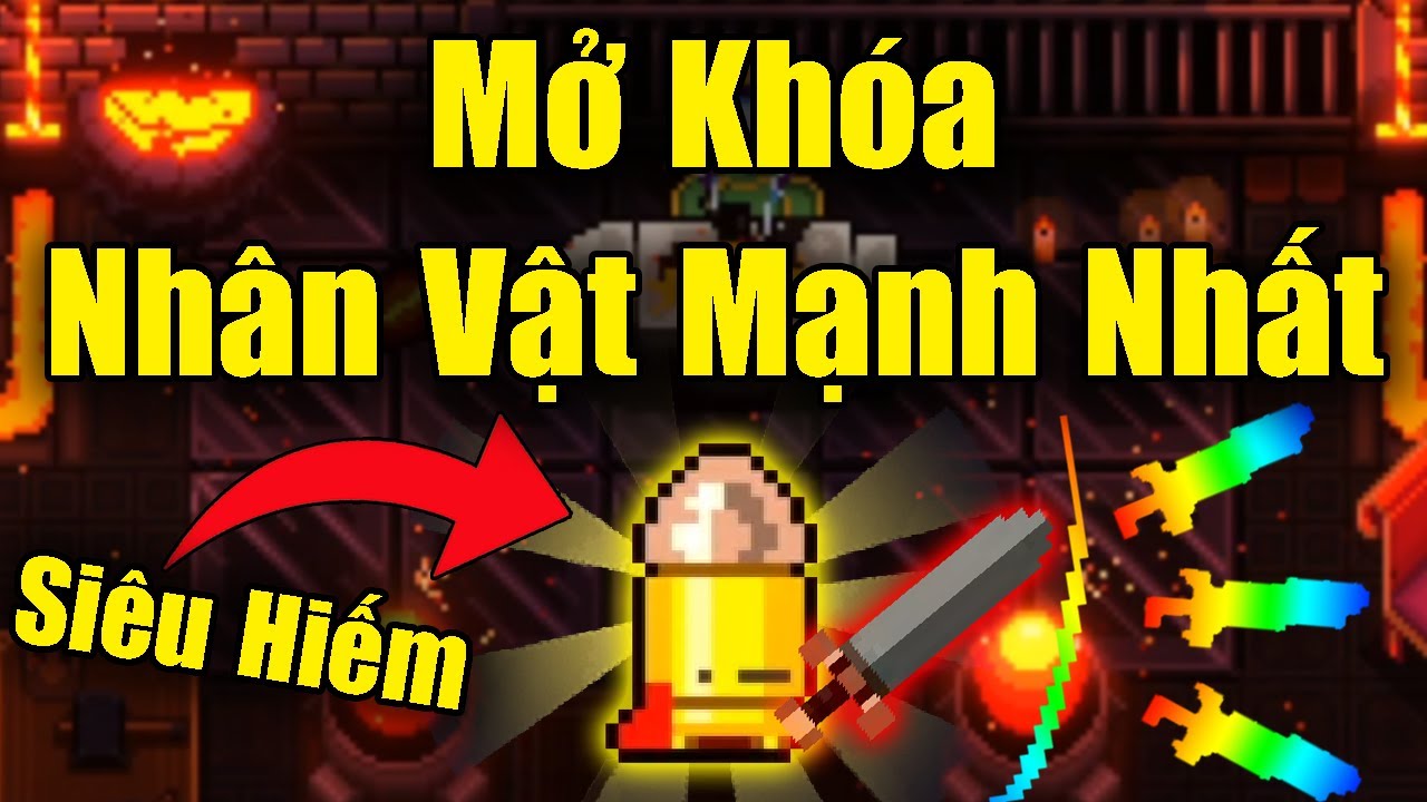 hob game  New Update  Mở Khóa Nhân Vật Mạnh Nhất Game Enter The Gungeon