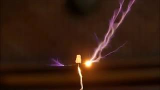Dual Color LEDs vs TESLA COIL