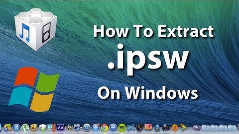 How To Extract .ipsw From .dmg & .zip On Windows - iOS 7 Beta Download For Windows