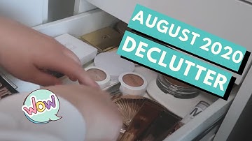 AUGUST DECLUTTER | MONTHLY MAKEUP DECLUTTER SERIES