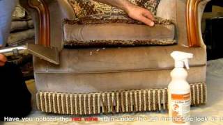 Dry clean your upholstery without using harmful chemicals