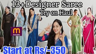 Ready To Wear Saree Haul from Meesho l Meesho Ready to wear Saree with Stitched  blouse l Start 350 screenshot 4