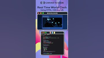 How to Make World Clock using HTML, CSS & JS | Beginner JS Project #htmlcssjs #coding