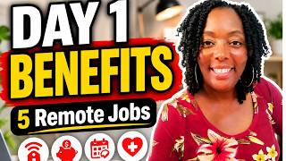 5 Remote Work From Home Jobs Hiring Now | Day 1 Benefits, Data Entry, Part-Time & Full-Time