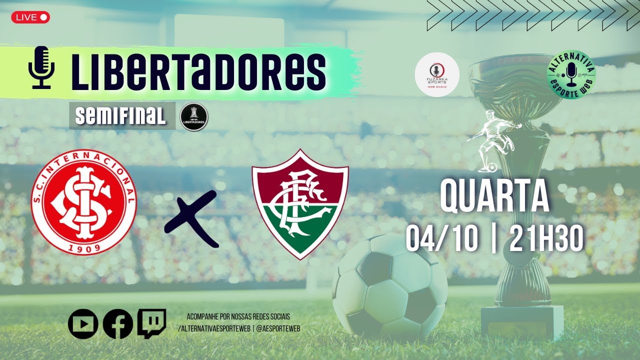 Fluminense 2 x 2 Inter: assista aos gols e e aos lances pela semifinal da  Libertadores - Rádio Itatiaia