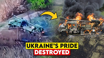 No Escape! Russia’s Drone Precision Obliterates Ukraine’s Pride Weapon