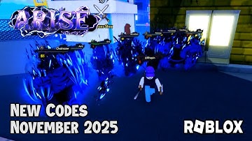 Roblox Arise Crossover New Codes November 2025