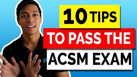 Top Critical 10 Tips to Pass the ACSM CPT Exam in 2023 💯
