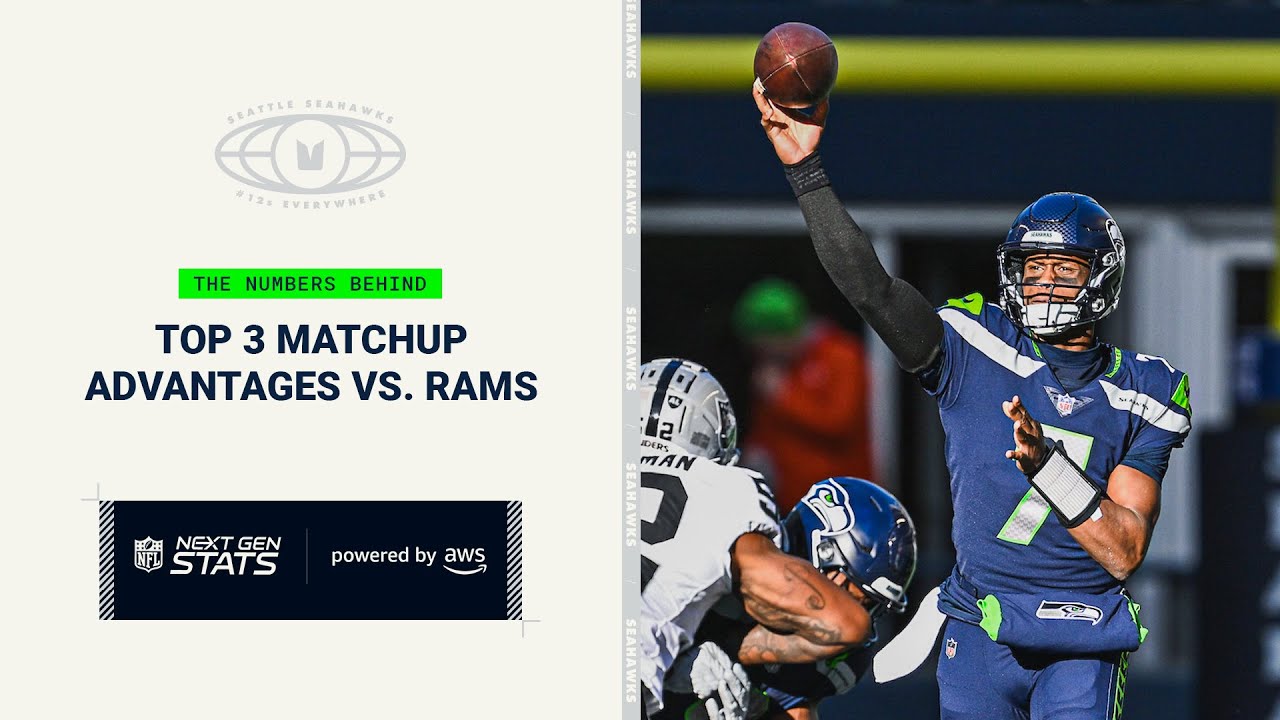 Next Gen Stats: 3 Seahawks Matchup Advantages vs. Rams in Week 18 - YouTube