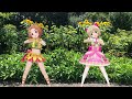 ひまわり畑でひまわりマークをさがせ!を踊る龍崎薫&古賀小春【デレステAR】