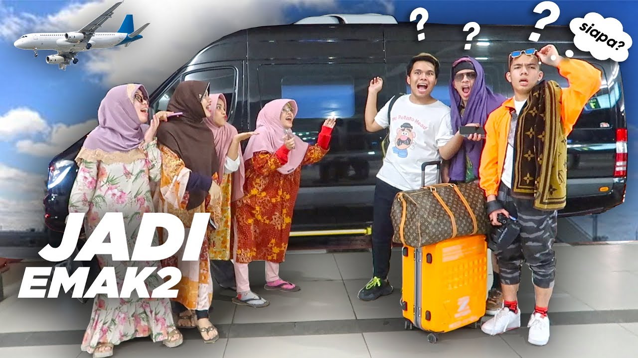 *MEREKA GAK NGENALIN* Jemput ATTA SAAIH THOR Di Airport Pake Baju Emak2