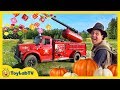 Halloween Pumpkin Patch Adventure & Giant Maze! Family Friendly Kids Activities & Surprise Toys